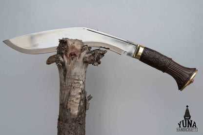 Yuna Authentic Kukri With Carved Wood Handle