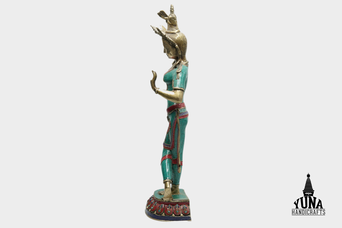 Maya Devi Statue Brass