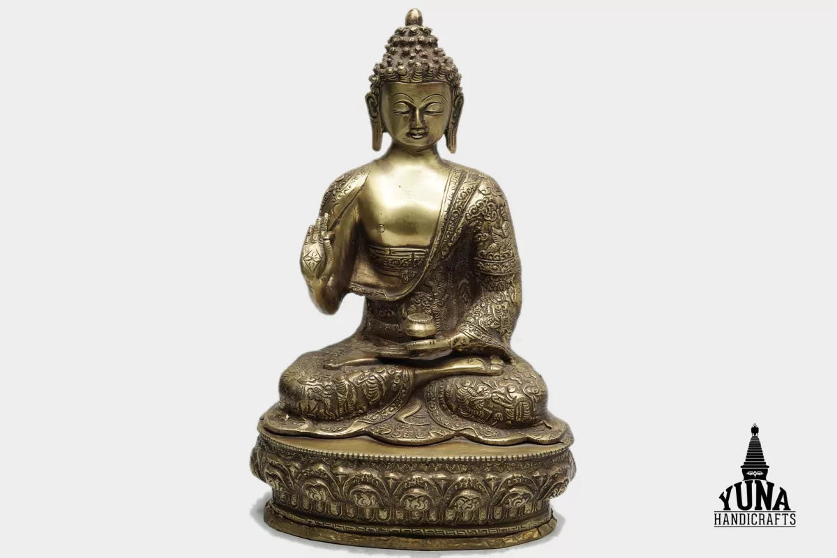 Teaching Buddha Tibetan Statue