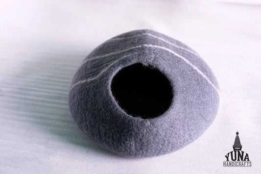 Felt Cat Cave Chemical Free And Pet Safe