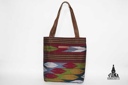Dhaka Tote Bag handmade in Nepal