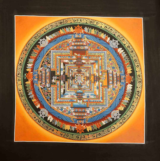 Dalai Lama Kalachakra Mandala (12 in)