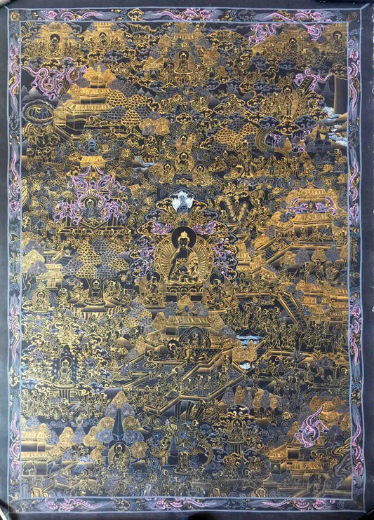 Buddha's Life Thangka
