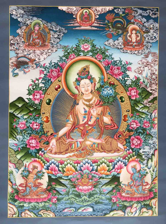 White Tara Goddess Thanka