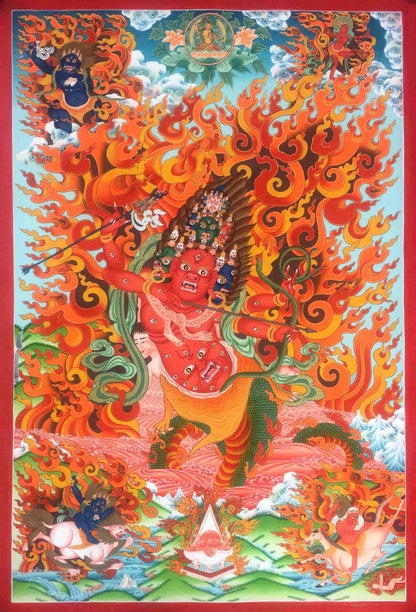 Rahula Son Of Buddha Thangka Painting
