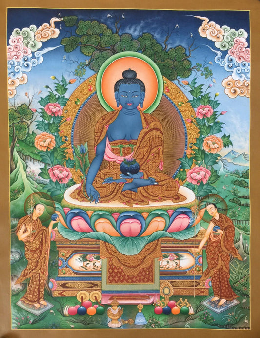 Thangka Medicine Buddha