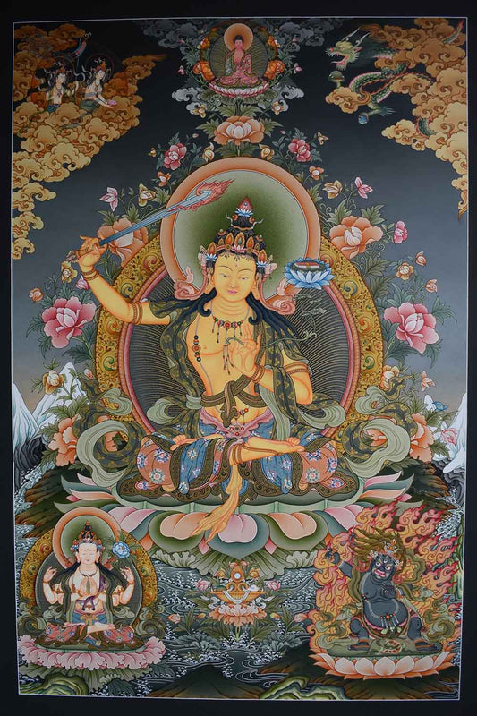 Buddha Manjushri Painting