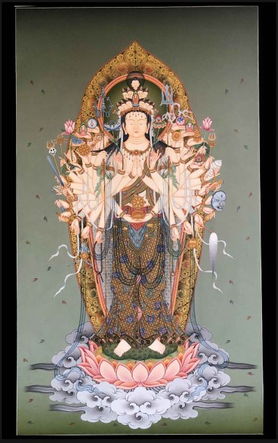 Lokeshvara Bodhisattva Thangka