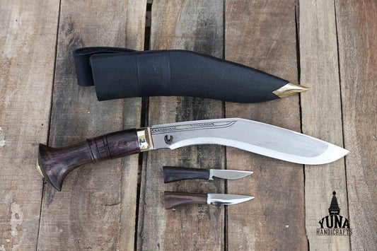 Handmade Chainpure Khukuri With Leather Sheath