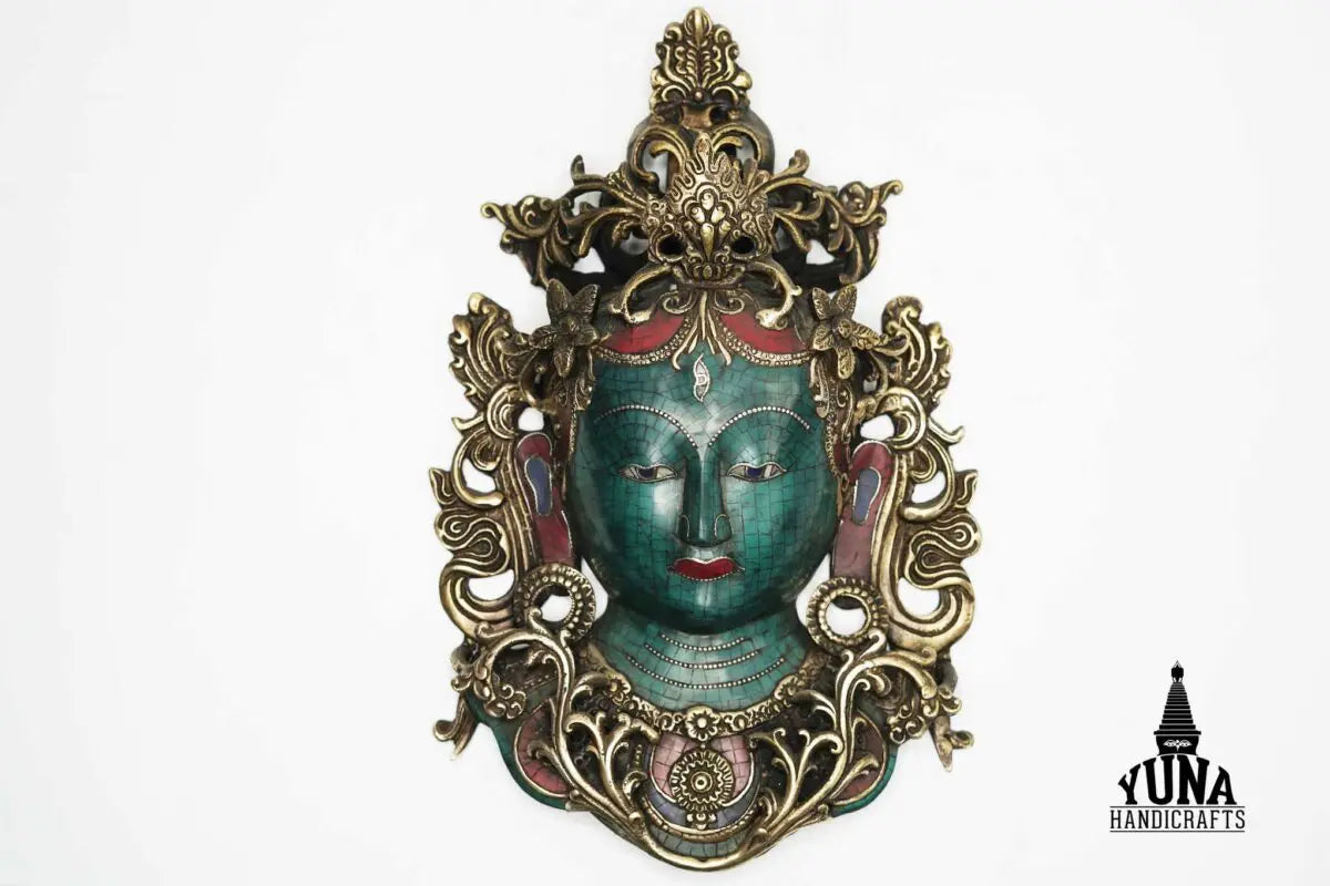 Goddess White Tara Colored Mask