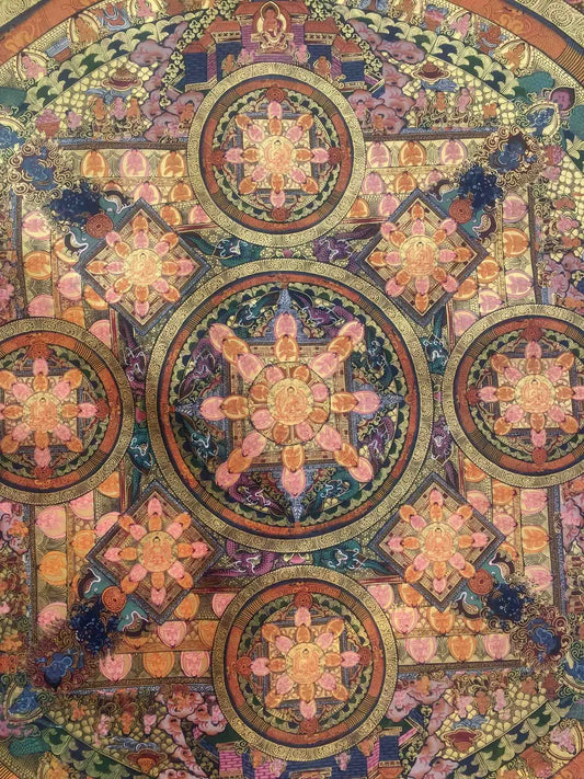Buddha Mandala Thangka Extra Large