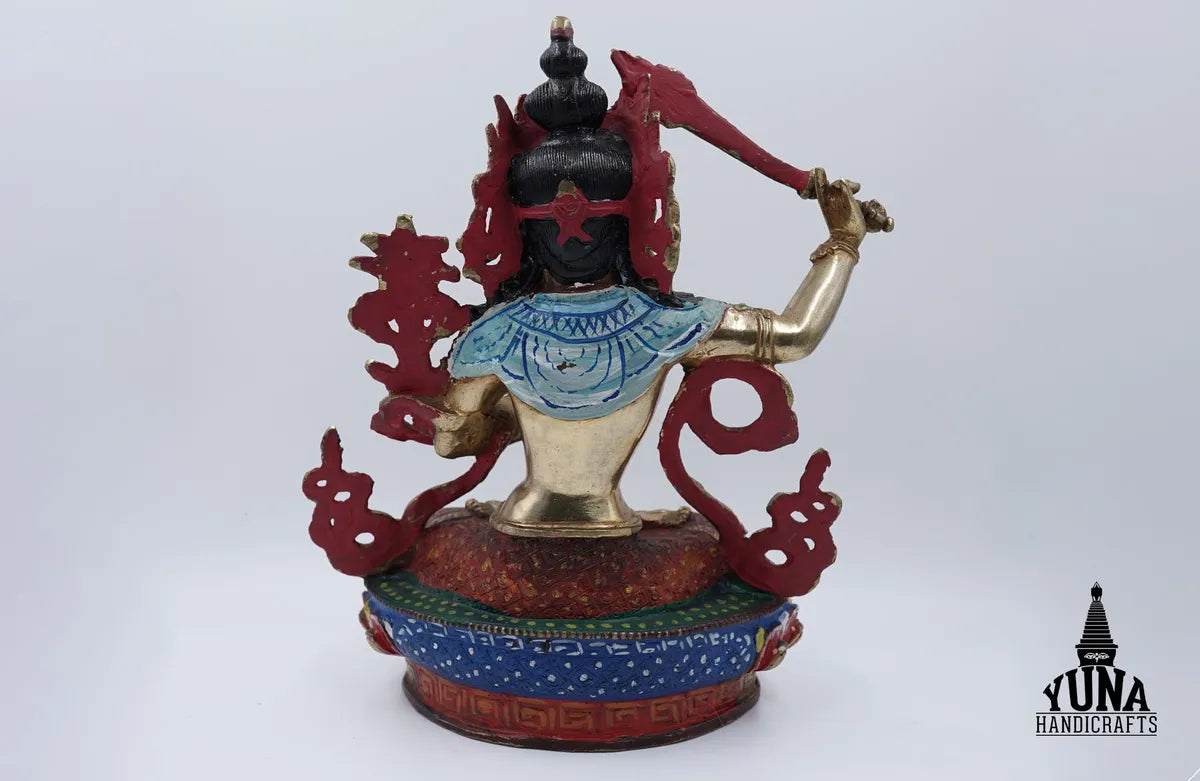 Manjushree Statue Handmade in Nepal