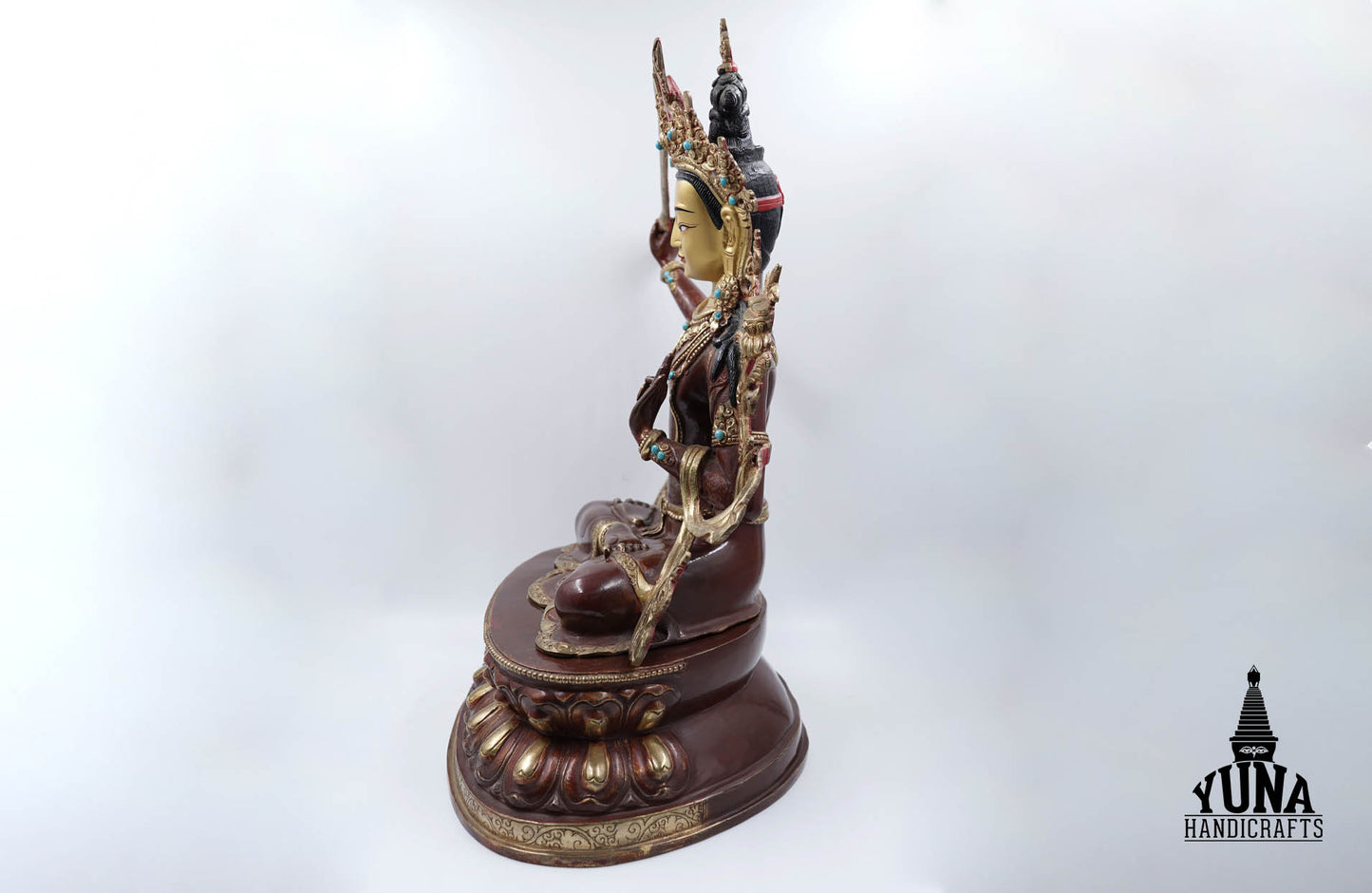 Buddhist God Manjushri Statue