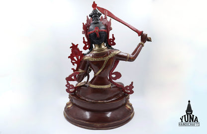 Buddhist God Manjushri Statue