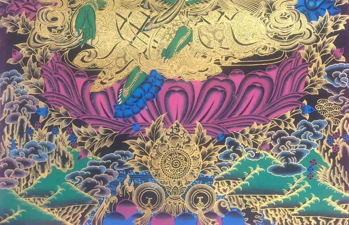 Green Tara Goddess Thangkas