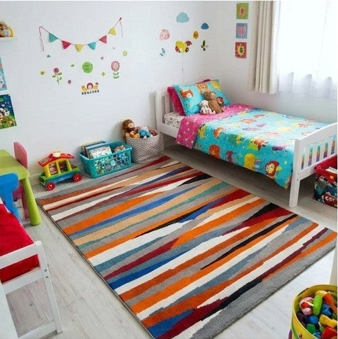 minimalist handwoven scandinavian wool area rug