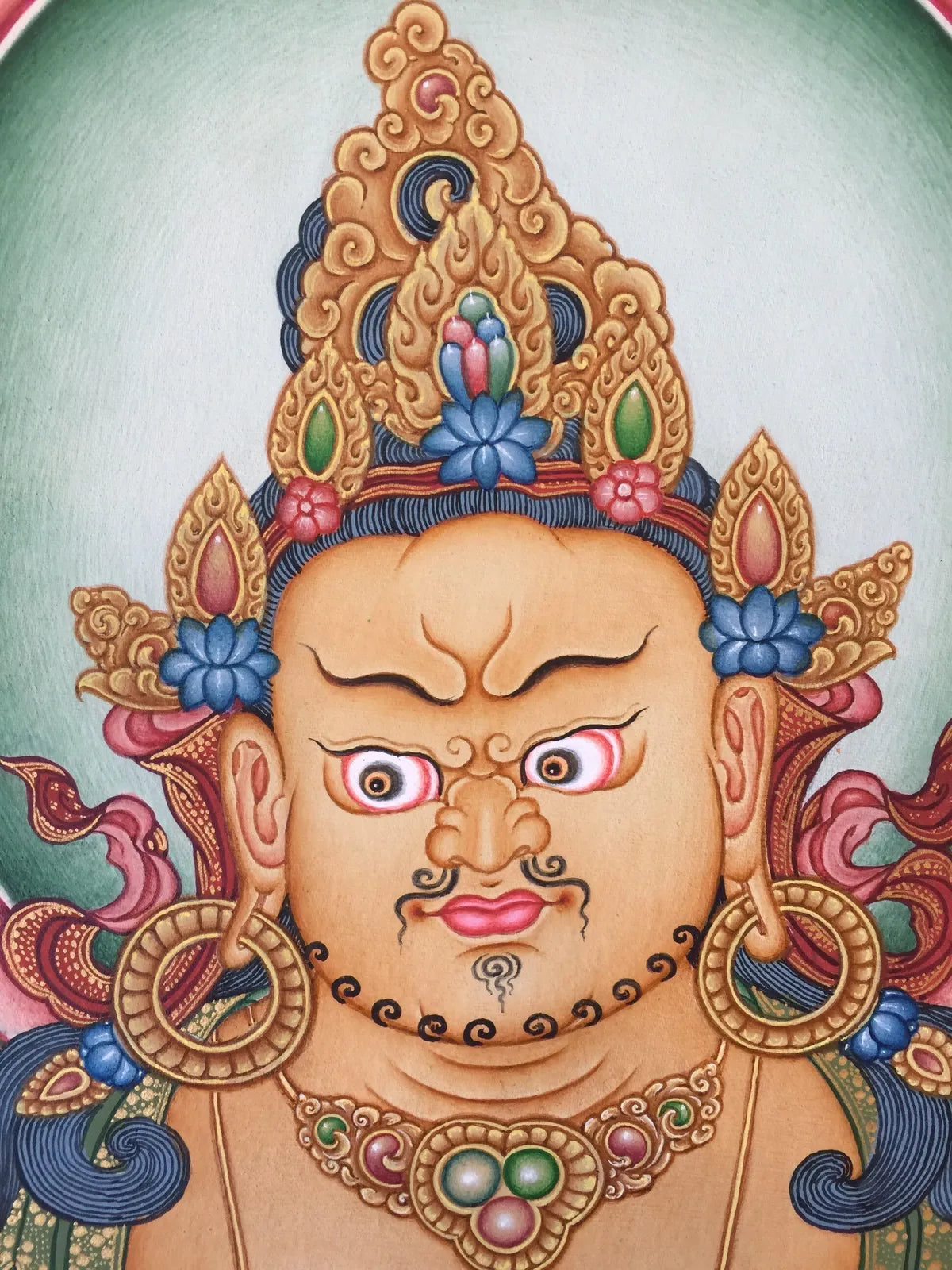 Yellow Dzambhala Painting
