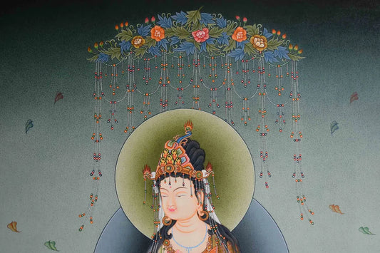 Fugen Samantabhadra Bodhisattva Thangka