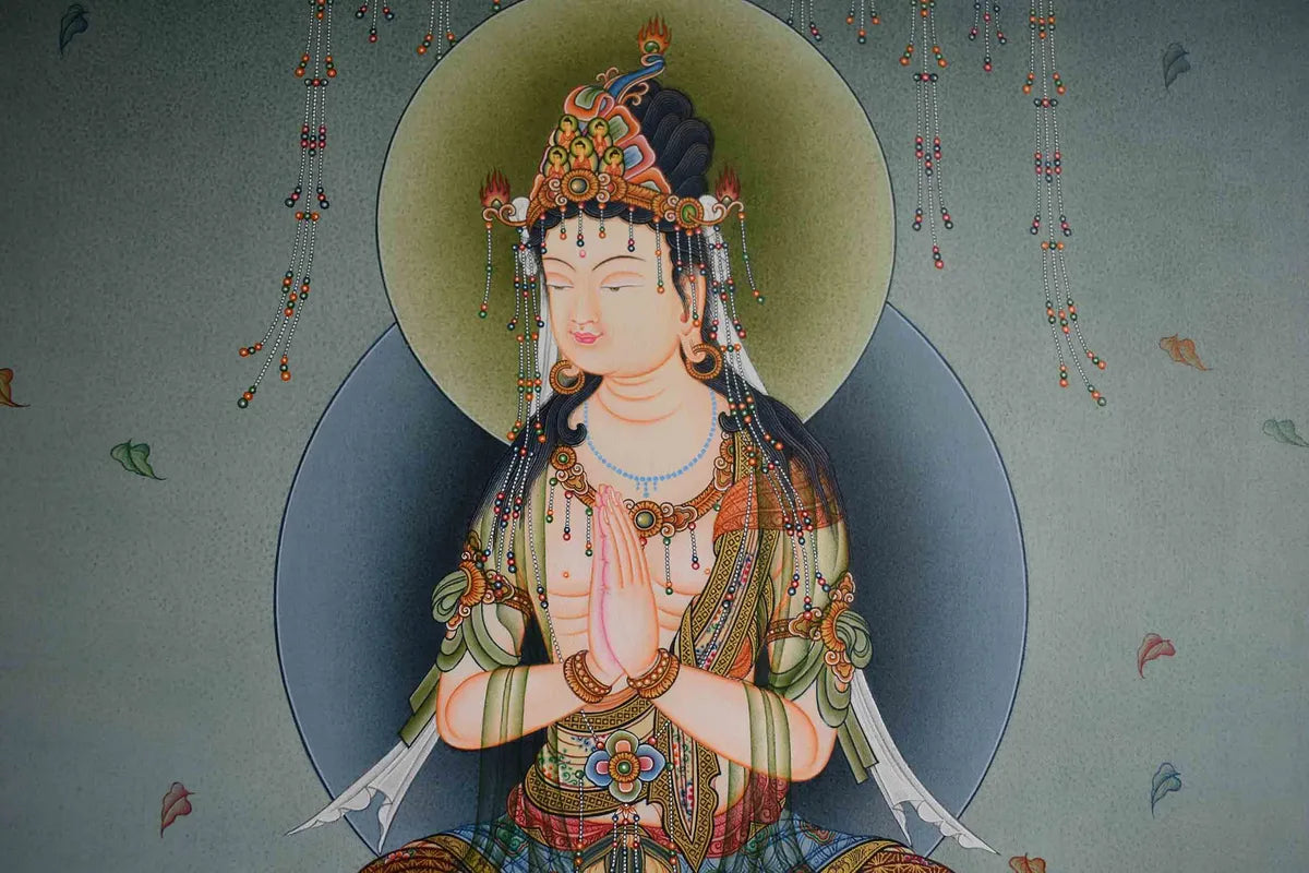 Fugen Samantabhadra Bodhisattva Thangka