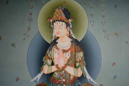 Fugen Samantabhadra Bodhisattva Thangka