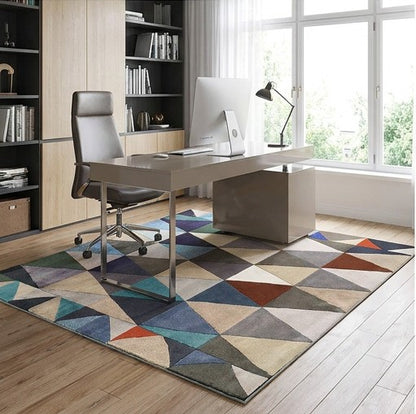 Nordic wool area rug versatile minimalist design