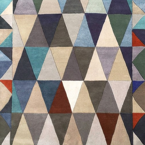 Nordic wool area rug versatile minimalist design