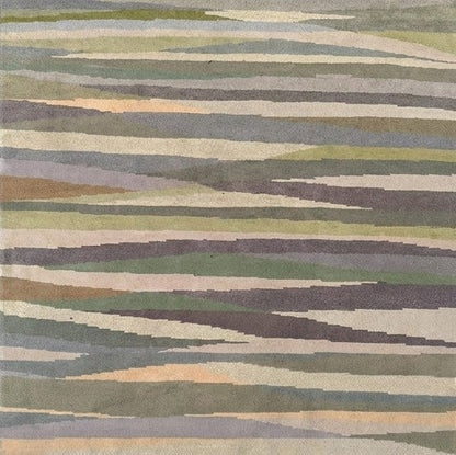 Scandinavian style rug for living room handwoven Nepal