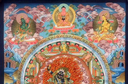 Vajrapani Mandala Thangka