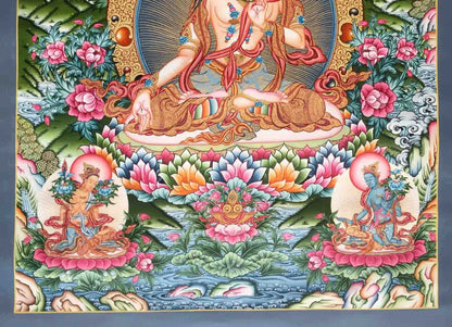 White Tara Goddess Thanka