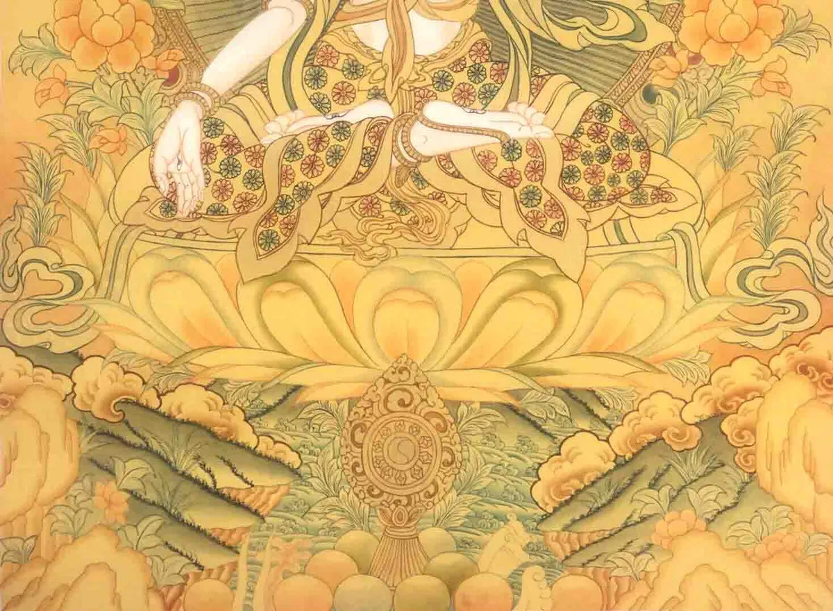 White Tara Thangka Paintings