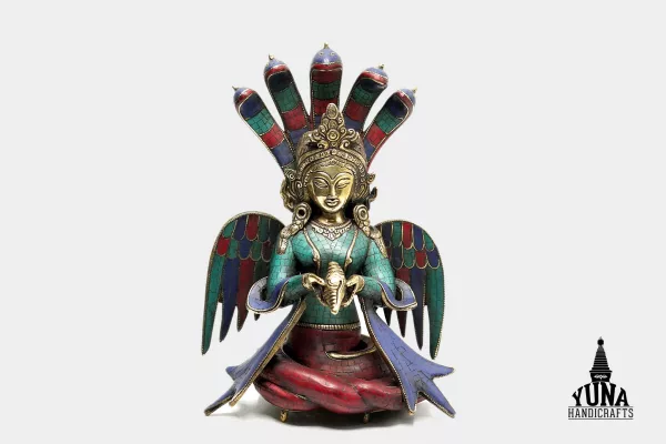 Naga or Naag Kanya Brass Statue