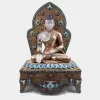 Crystal Filigree Carving Shakyamuni Buddha Statue