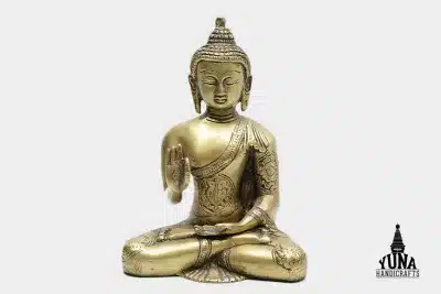 Teaching Buddha Statue - Brass